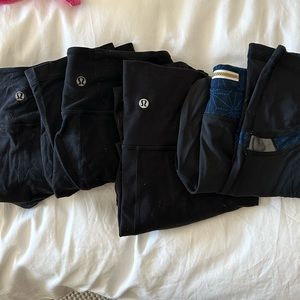 Bundle of Lululemon leggings, size 6
